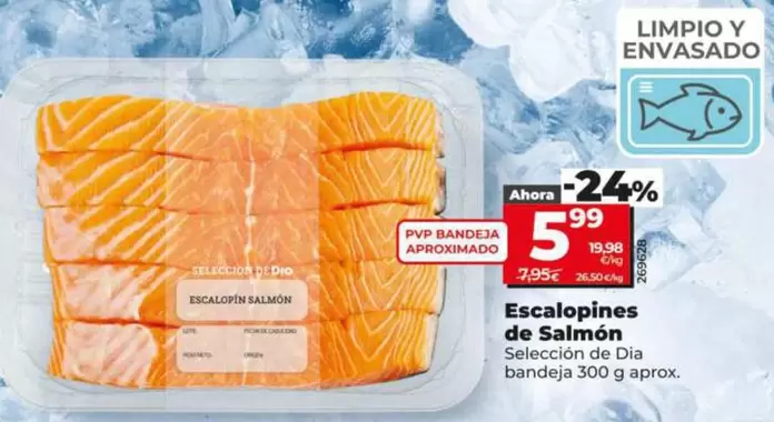 Seleccion De Dia - Escalopines De Salmón