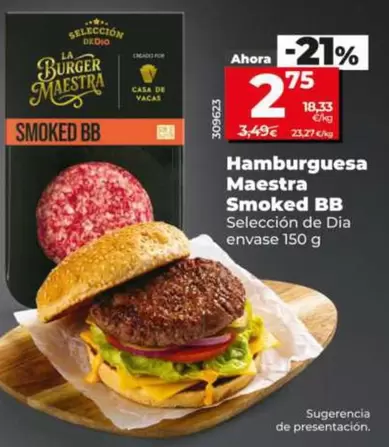 Seleccion De Dia - Hamburguesa Maestra Smoked Bb