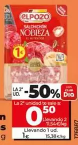 Elpozo - Salchichón Nobleza En Lonchas 