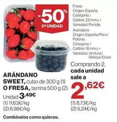 Arándano Sweet, O Fresa