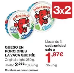 La vaca que ríe - Queso En Porciones