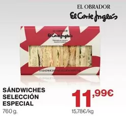 Obrador - Sandwiches Seleccion Especial