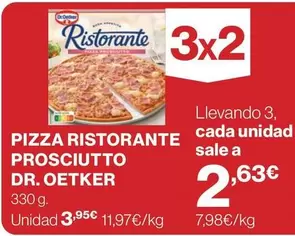 Dr Oetker - Pizza Ristorante Prosciutto