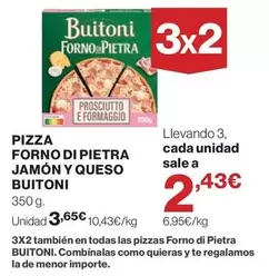 Buitoni - Pizza Forno Di Pietra Jamon Y Queso