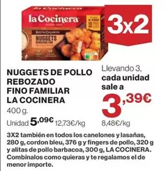 La Cocinera - Nuggets De Pollo Rebozado Fino Familiar