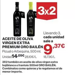 Oro Bailén - Aceite De Oliva Virgen Extra Premium