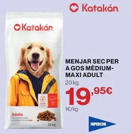Hipercor - Menjar Sec Per A Gos Medium- Maxi Adult