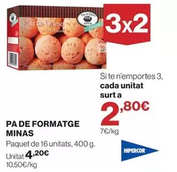 Hipercor - Pa De Formatge Minas