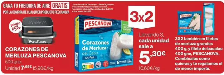 Pescanova - Corazones De Merluza