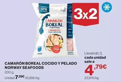 boreal - Camaron Boreal Cocido Y Pelado