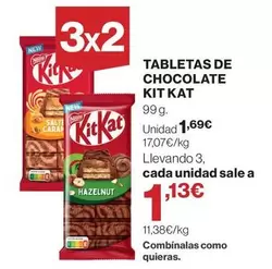 Kit Kat - TABLETAS DE CHOCOLATE