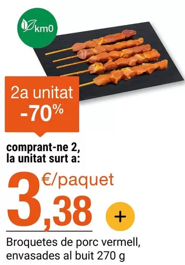 Brochetas De Porc Vermell