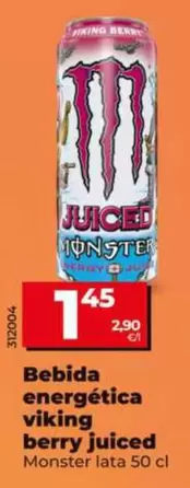 Monster - Bebida Energética Viking Berry Juiced