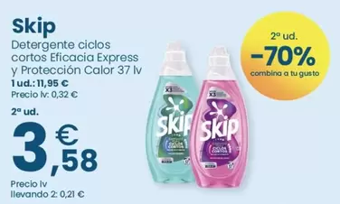 Skip - Detergente Ciclos Cortos Efiçacia Express Y Proteccion Color