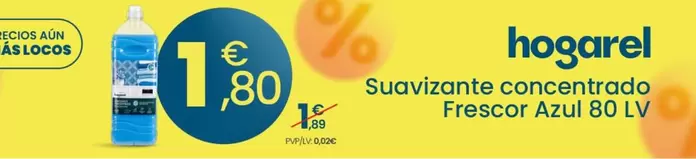 Suavizante Concentrado Frescor Azul