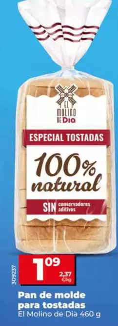 El Molino De Dia - Pan De Molde Para Tostadas
