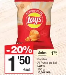 Lay's - Patatas Al Punto De Sal