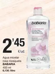 Babaria - Agua Micelar Rosa Mosqueta