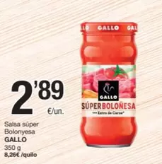 Gallo - Salsa Súper Bolonyesa