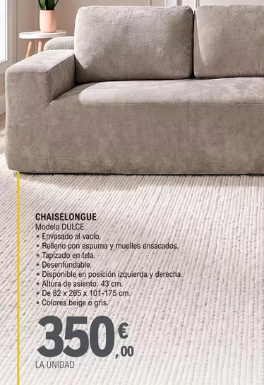 Fores - Chaiselongue