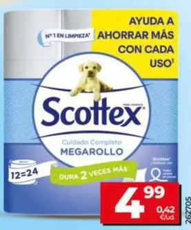 Scottex - Papel Higiénico Megarollo 