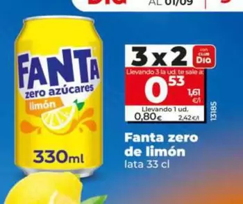 Fanta - Zero De Limón
