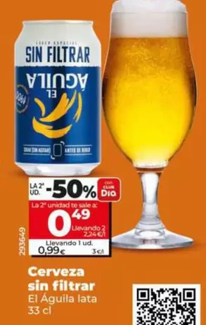 El Águila - Cerveza Sin Filtrar