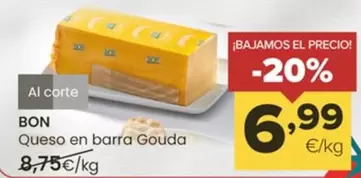 Bon - Queso En Barra Gouda