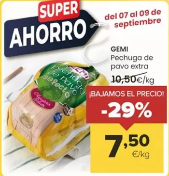 Gemi - Pechuga De Pavo Extra