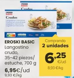 eroski - Basic Langostino Crudo