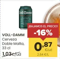 Voll-Damm - Cerveza Doble Malta