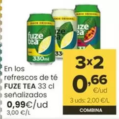 Fuze Tea - En Los Refrescos De Te