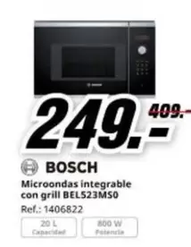 Bosch - Microondas Integrable Con Grill