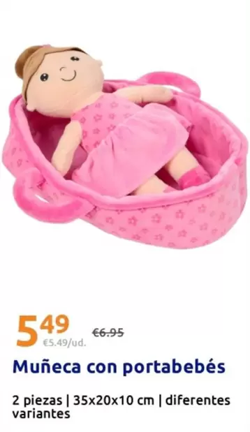 Muñeca Con Portabebés