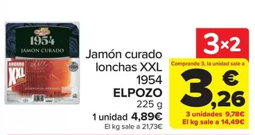 elpozo - Jamón Curado Lonchas Xxl 1954