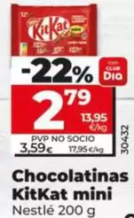 Nestlé - Chocolatinas Kitkat Mini