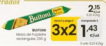 Buitoni - Masa De Hojaldre Rectangular