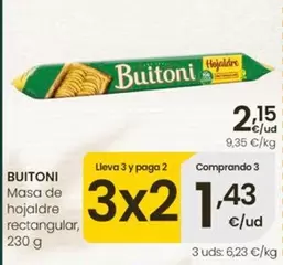 Buitoni - Masa De Hojaldre Rectangular