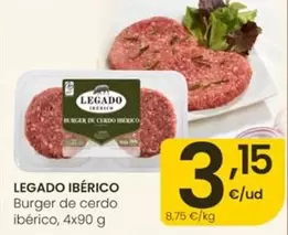 Legado Ibérico - Burger De Cerdo Iberico