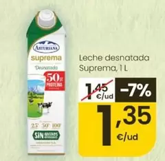 Central Lechera Asturiana - Leche Desnatada Sprema