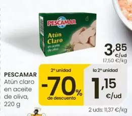 Pescamar - Atun Claro En Aceite De Oliva