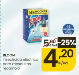 Bloom - Insecticida Electrico Para Mosquitos Recambio