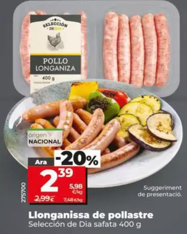Seleccion De Dia - Longaniza De Pollo