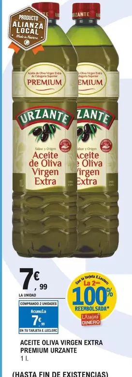 Urzante - Aceite Oliva Virgen Extra Premium