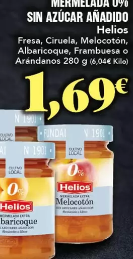 Helios - Mermelada Uyo Sin Azucar Anadido