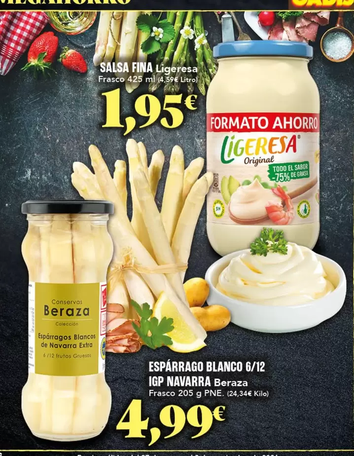 Ligeresa - Esparrago Blanco 8/12 IGP Navarra