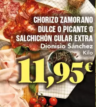 Chorizo Zamorano Dulce O Picante O Salchichon Extra