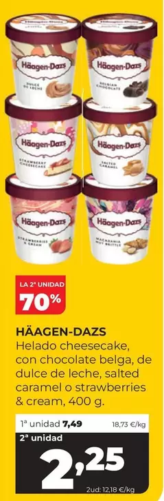 Häagen-Dazs - Helado Cheesecake