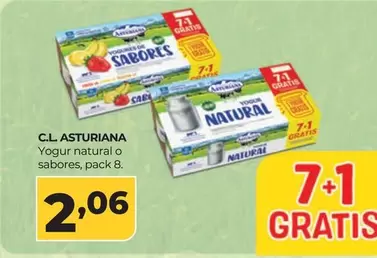La Asturiana - Yogur Natural O Sabores