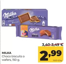 Milka - Choco Biscuits O Wafers